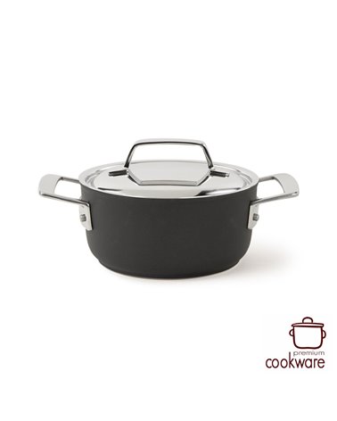 Duraslide titanium kookpot met roestvrijstalen deksel 20 cm