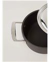 Duraslide titanium kookpot met roestvrijstalen deksel 20 cm