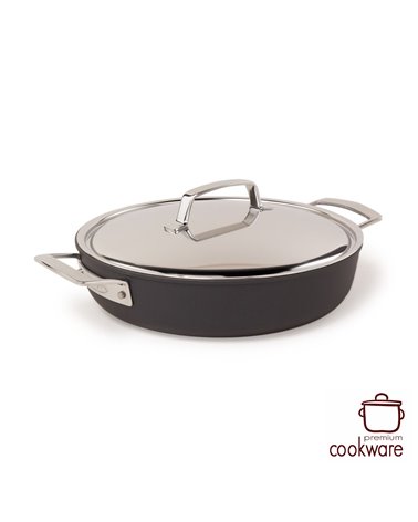 Duraslide titanium lage sauteerpan 28 cm met roestvrijstalen deksel