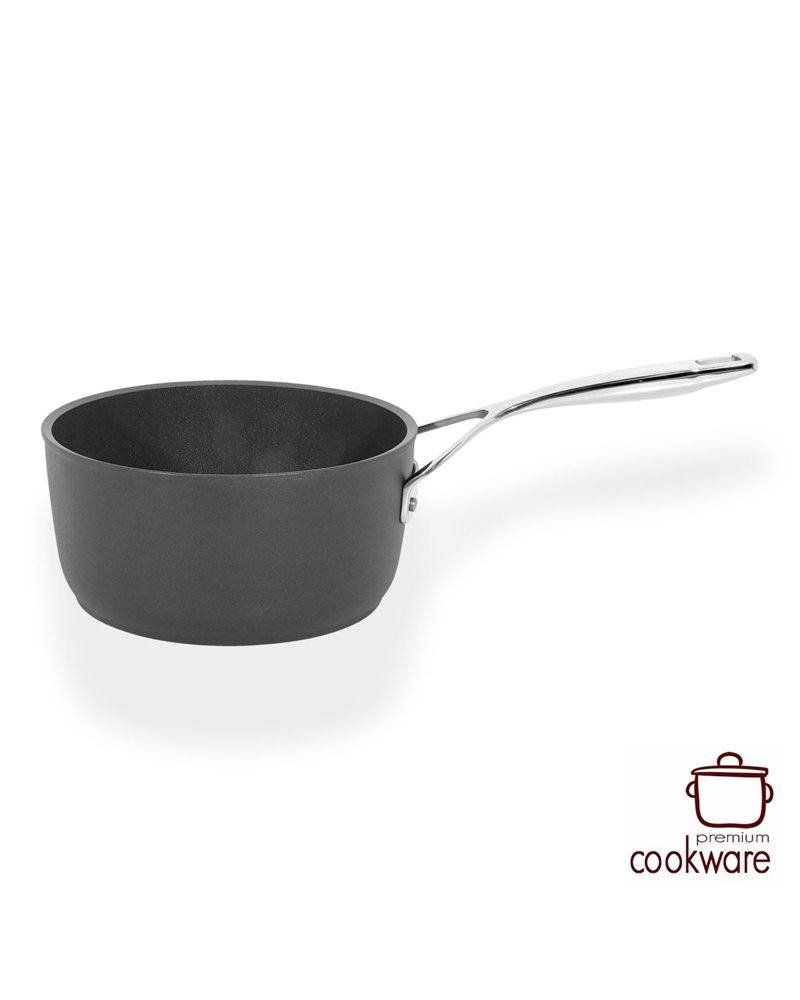 Duraslide titanium steelpan met roestvrijstalen deksel 18 cm