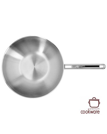 Apollo 7 Wok 30 cm - vlakke bodem 