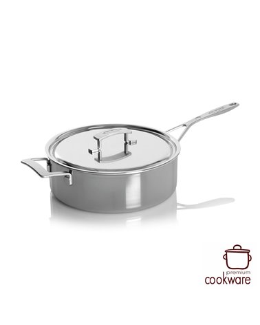 Demeyere Industry Lage sauteuse met deksel 28 cm