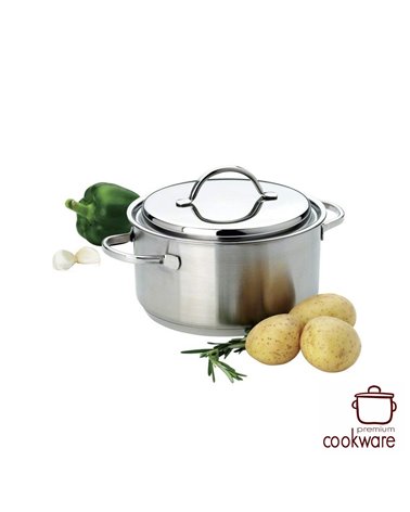 kookpot met deksel 20 cm