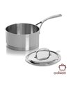 Demeyere Atlantis 7 - steelpan met deksel 18 cm