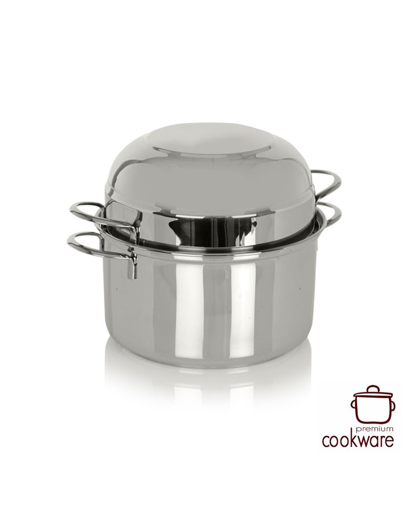 Mosselpot 20 cm met deksel