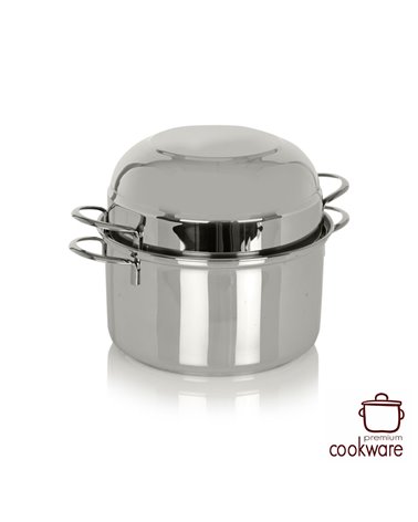 Mosselpot 20 cm met deksel