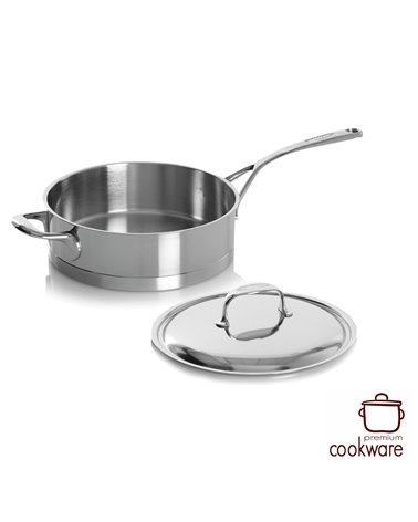 Demeyere Atlantis 7 - Lage sauteuse met deksel 24 cm