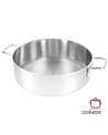 lage kookpot 24 cm - met glazen deksel - Apollo 7