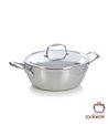 Demeyere Atlantis 7 - Conische sudderpot met dubbelwandig deksel 24cm