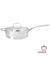 Lage sauteuse met deksel 24 cm