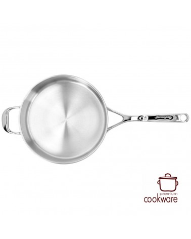 Lage sauteuse met deksel 24 cm