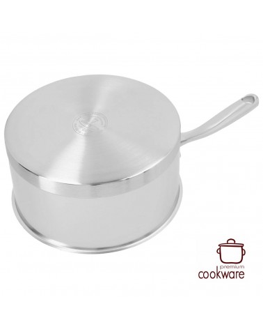 Steelpan met deksel 18 cm