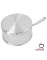 Steelpan met deksel 18 cm
