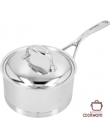 Steelpan met deksel 18 cm