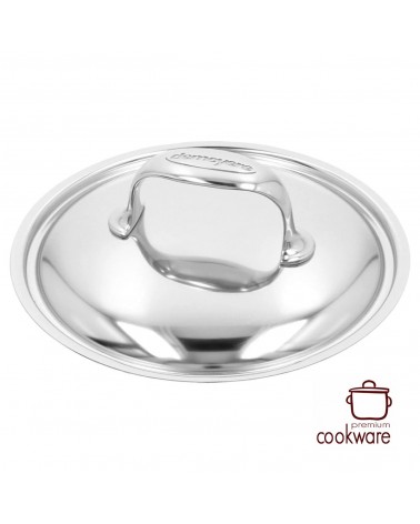 Steelpan met deksel 18 cm