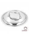 Steelpan met deksel 18 cm